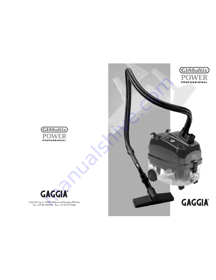 Gaggia Multix Power Instructions For Use Manual Download Page 1