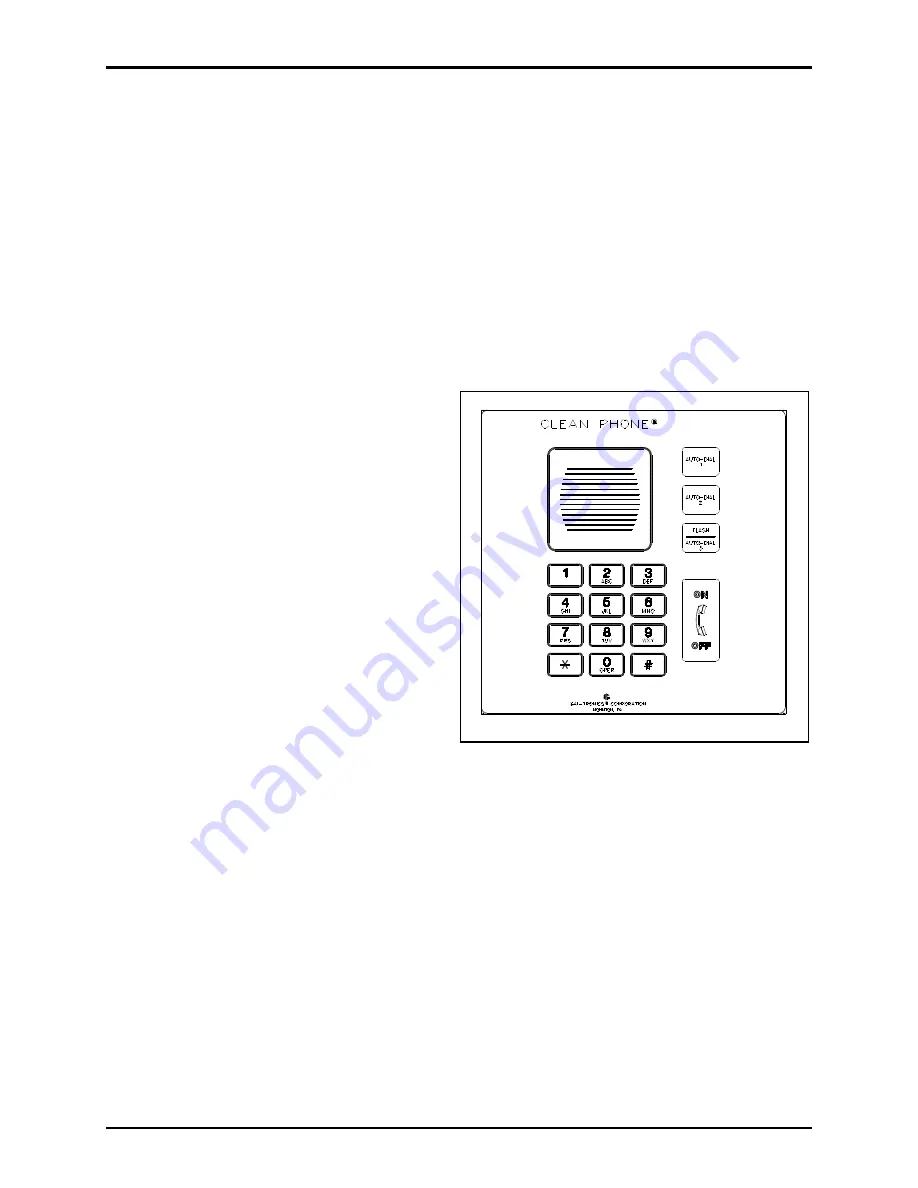 GAI-Tronics Clean Phone 295-702F Manual Download Page 5