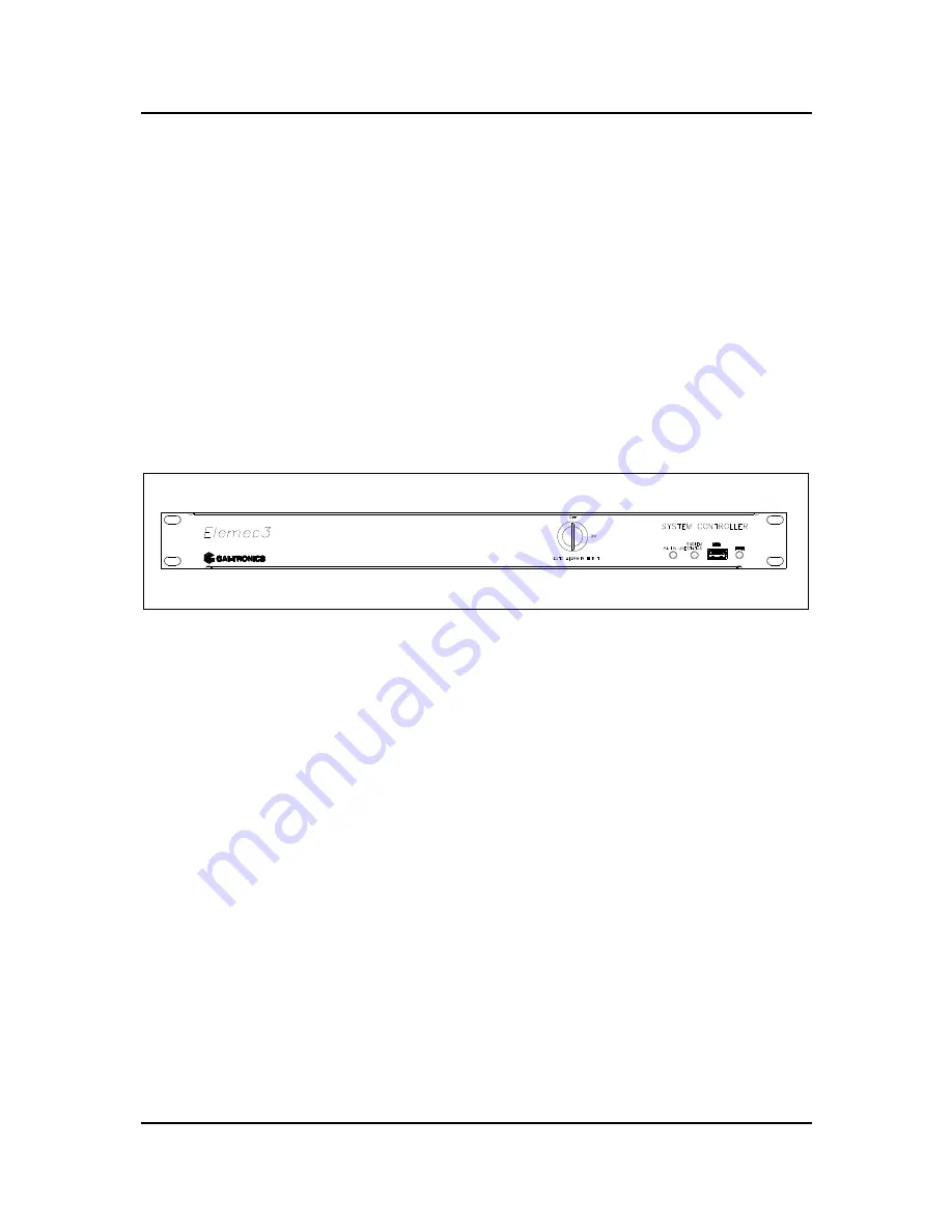 GAI-Tronics Elemec3 013-02-0095-002 Manual Download Page 3