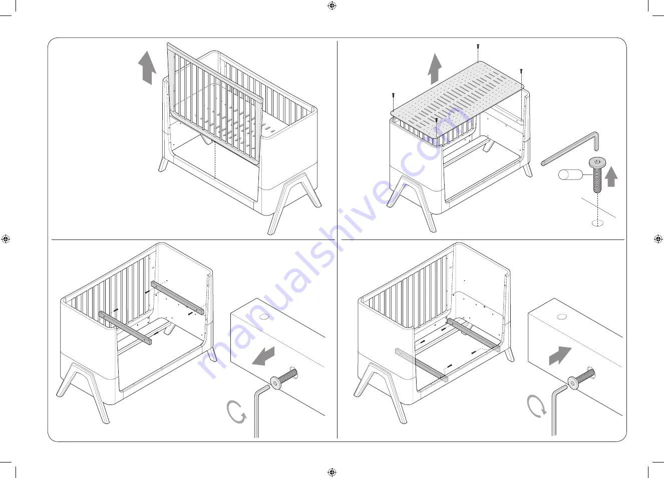 Gaia Baby HERA COT Assembly Instructions Manual Download Page 13