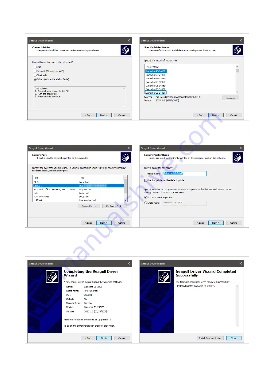 Gainscha GS-2406T Series User Manual Download Page 16