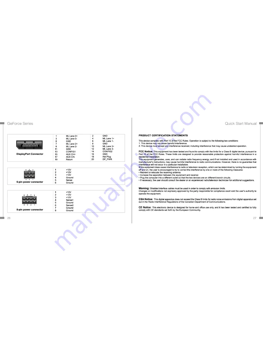 Gainward GeForce GTX 600 Quick Start Manual Download Page 15