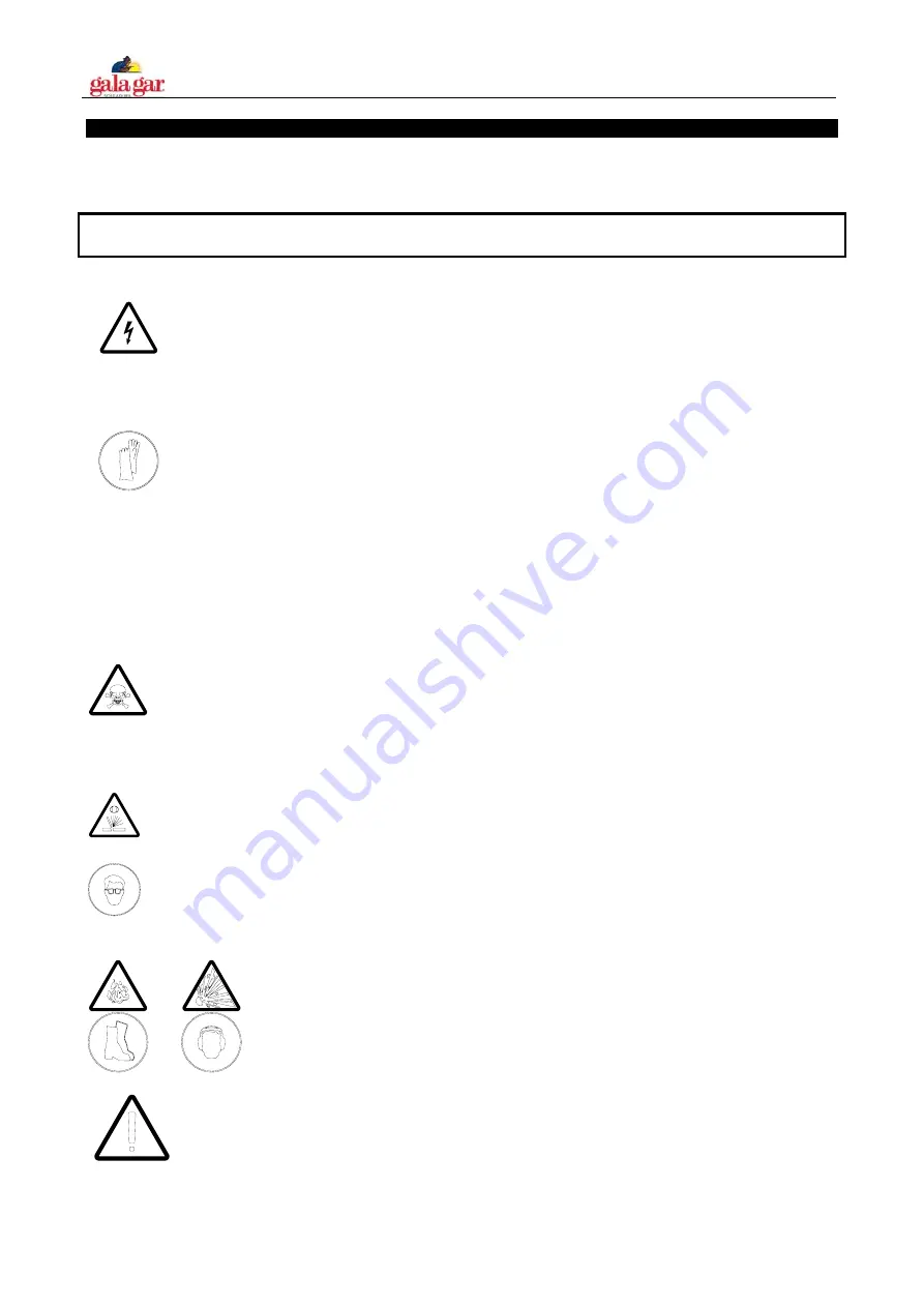 gala gar GALA MIG 257 Technical Instruction Manual Download Page 30