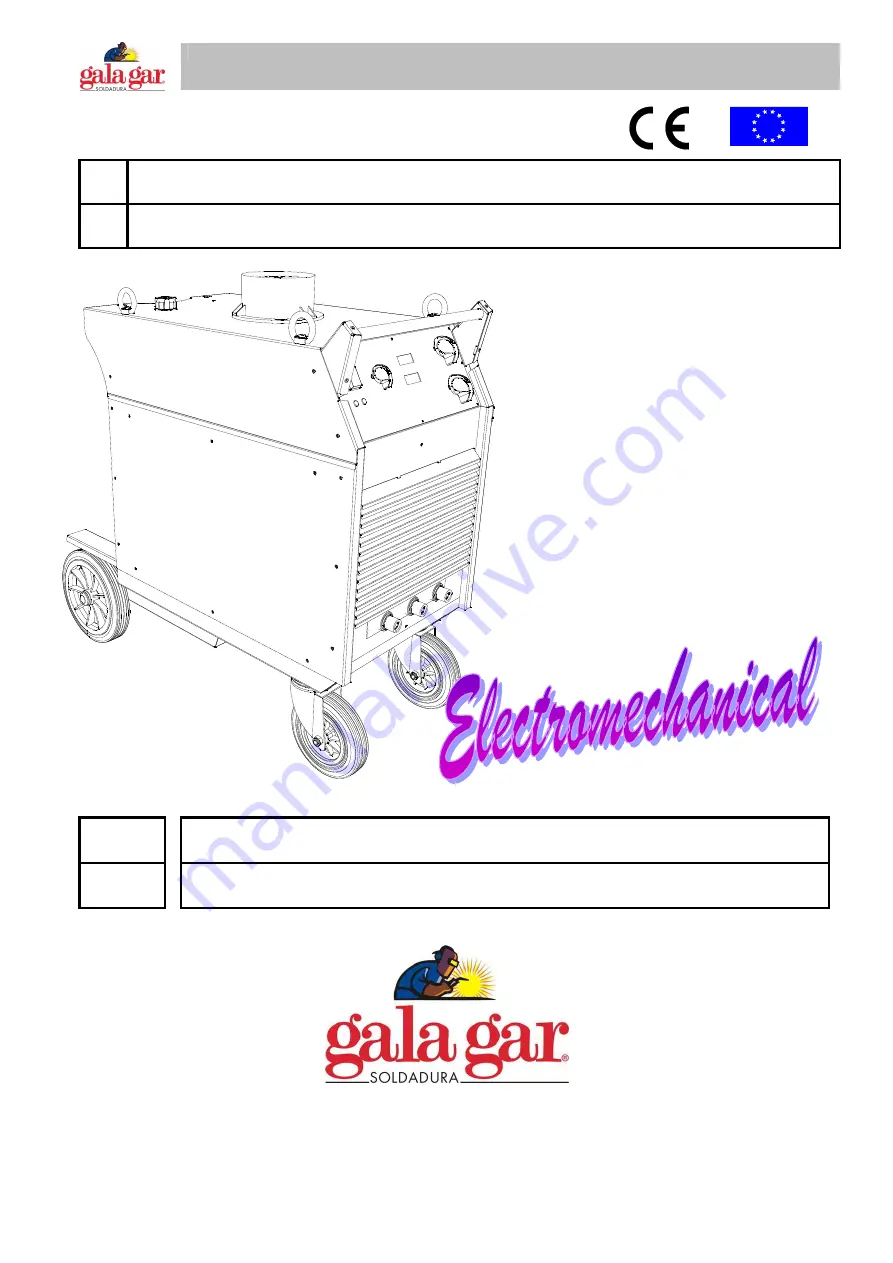 gala gar MIG 6007 Technical Instruction Manual Download Page 1