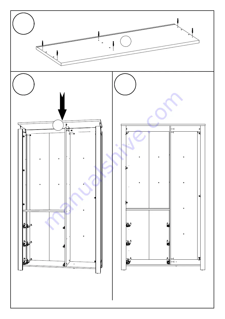 GALA MEBLE AVEIRO W2D3S Assembly Manual Download Page 16