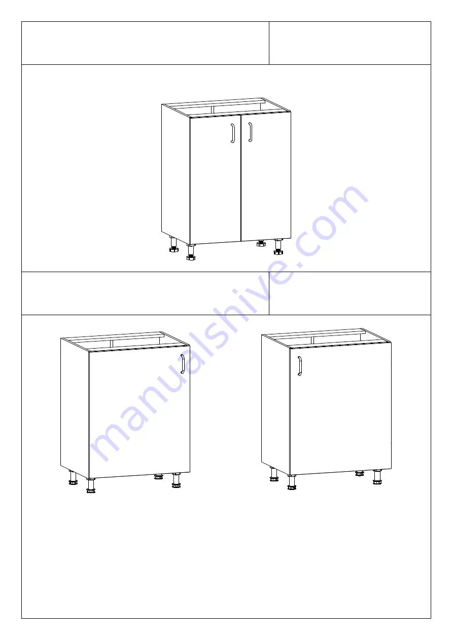 GALA MEBLE D60-L Assembly Manual Download Page 1