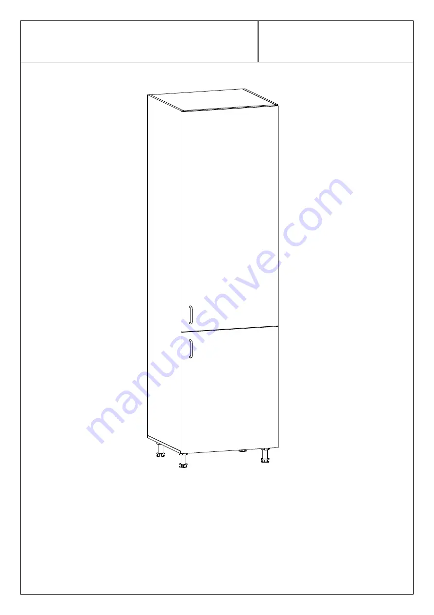 GALA MEBLE D60R Assembly Manual Download Page 1