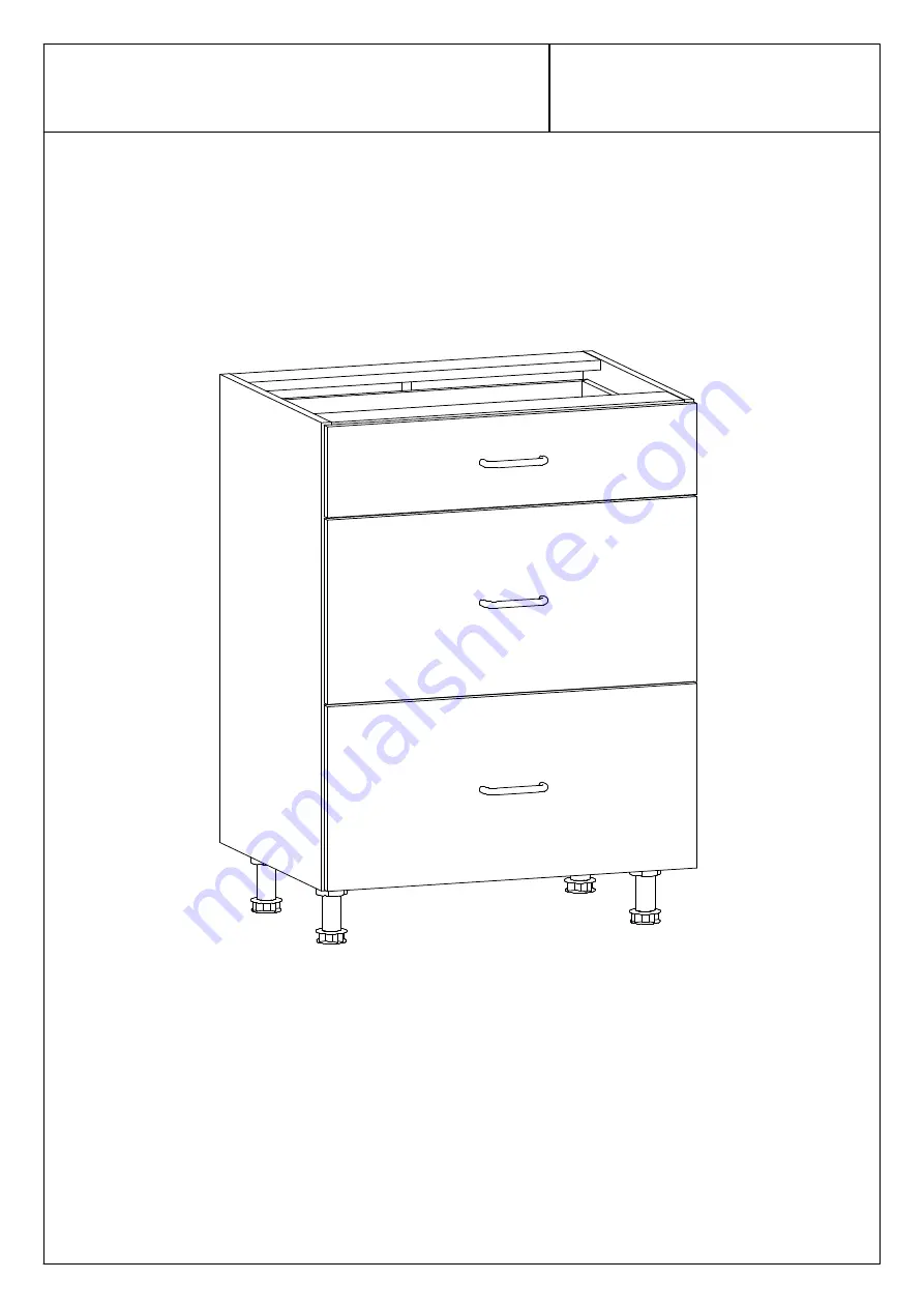 GALA MEBLE D60S3 Assembly Manual Download Page 1