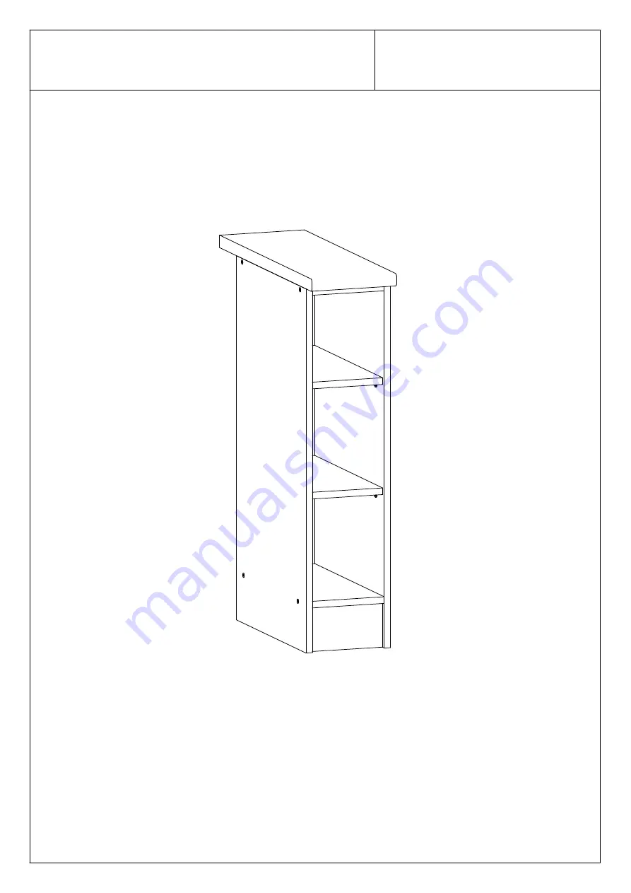 GALA MEBLE K02-D20P Assembly Manual Download Page 1