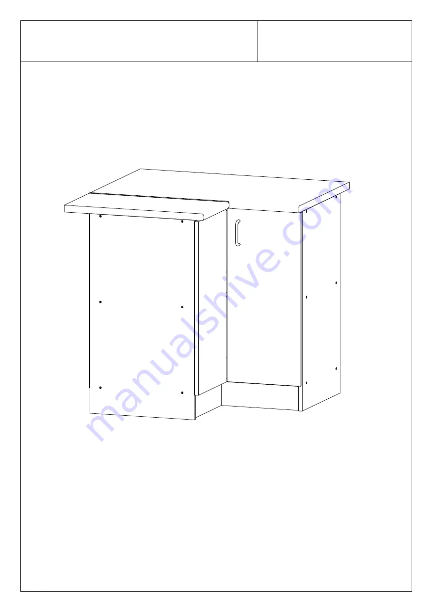 GALA MEBLE K02-D90N Assembly Manual Download Page 1