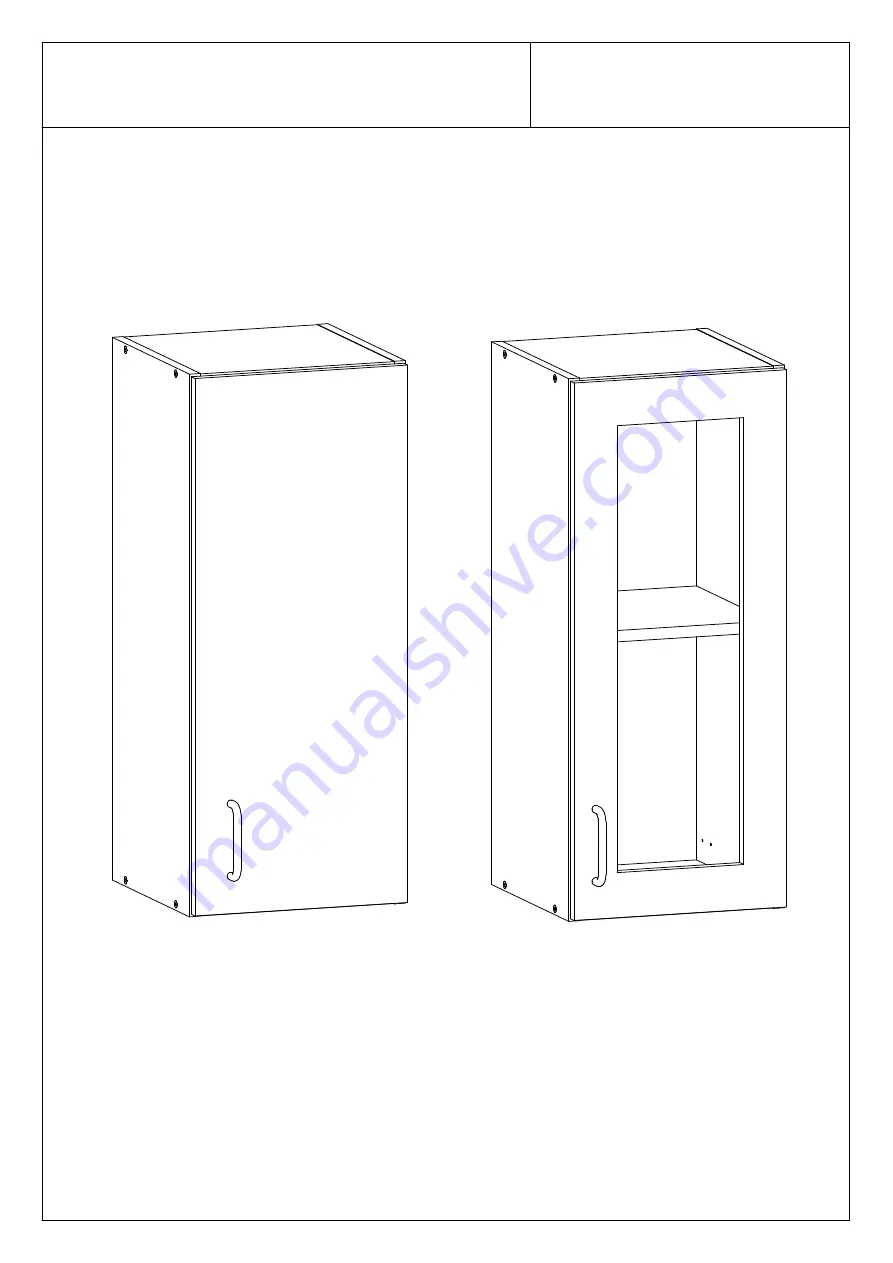 GALA MEBLE K02-G30 Assembly Manual Download Page 1