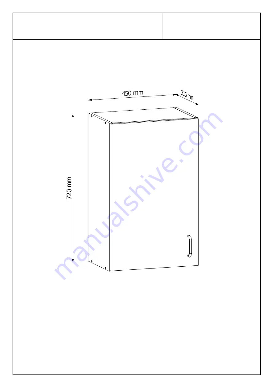 GALA MEBLE K02-G45 Assembly Manual Download Page 1