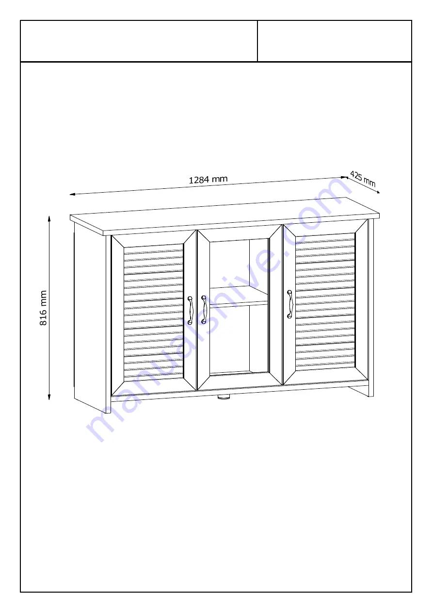 GALA MEBLE K3DS Assembly Manual Download Page 1