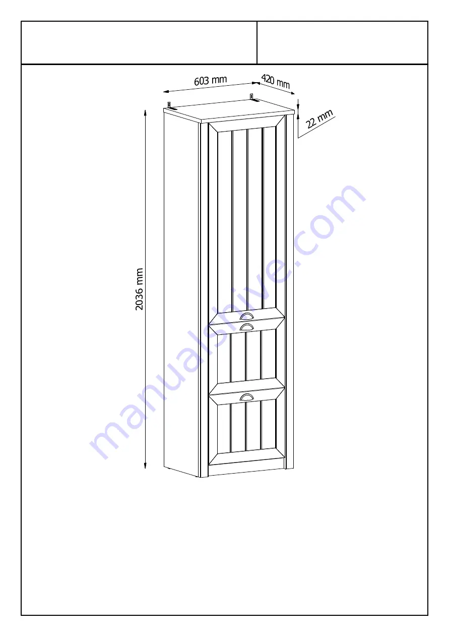 GALA MEBLE S1D2S GN Assembly Manual Download Page 1