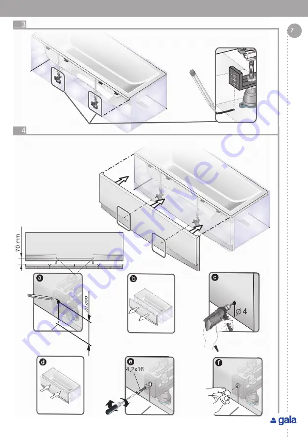 GALA mitta Installation Instructions Manual Download Page 7