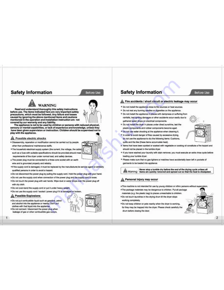 Galanz DV-60Q1E Owner'S Manual Download Page 3