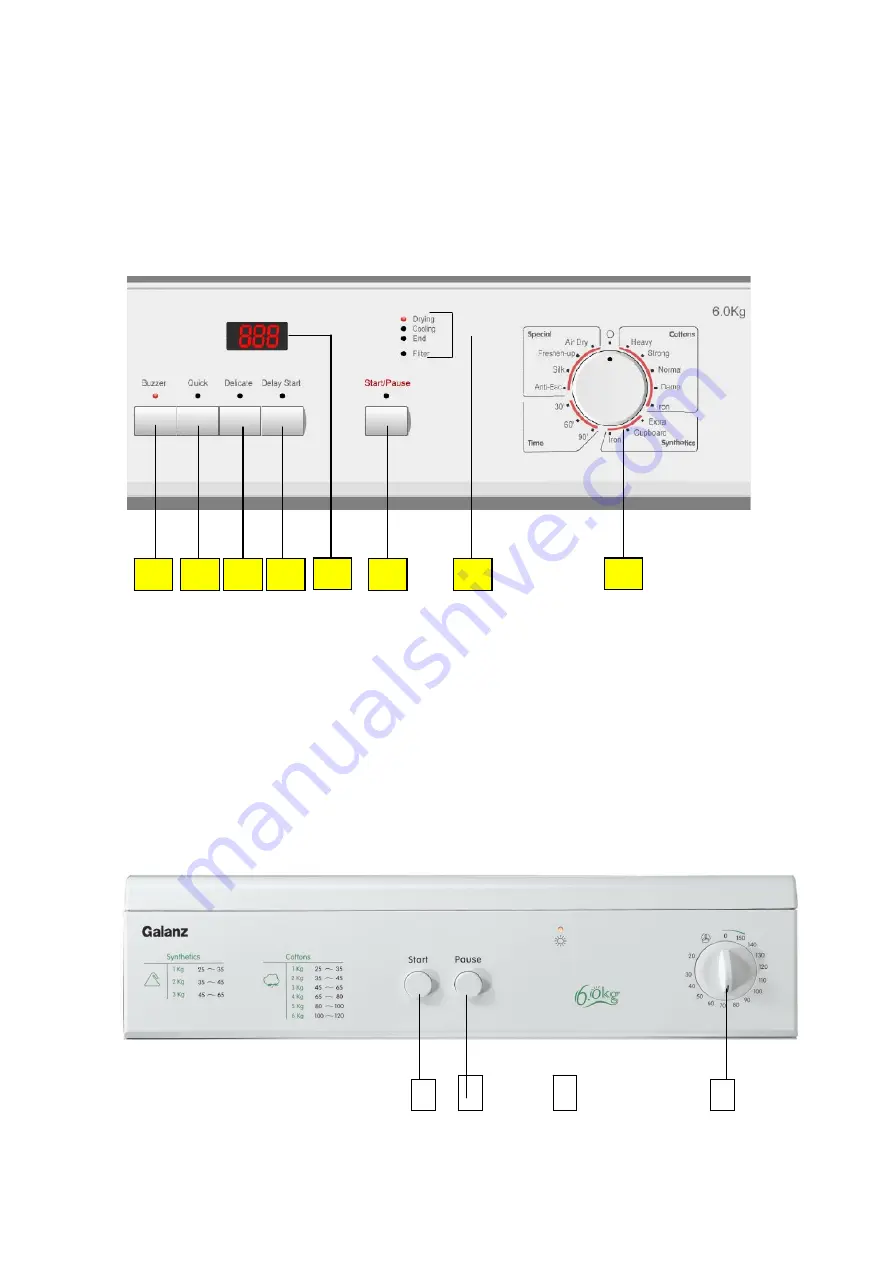 Galanz DV-60Q1E Service Manual Download Page 8