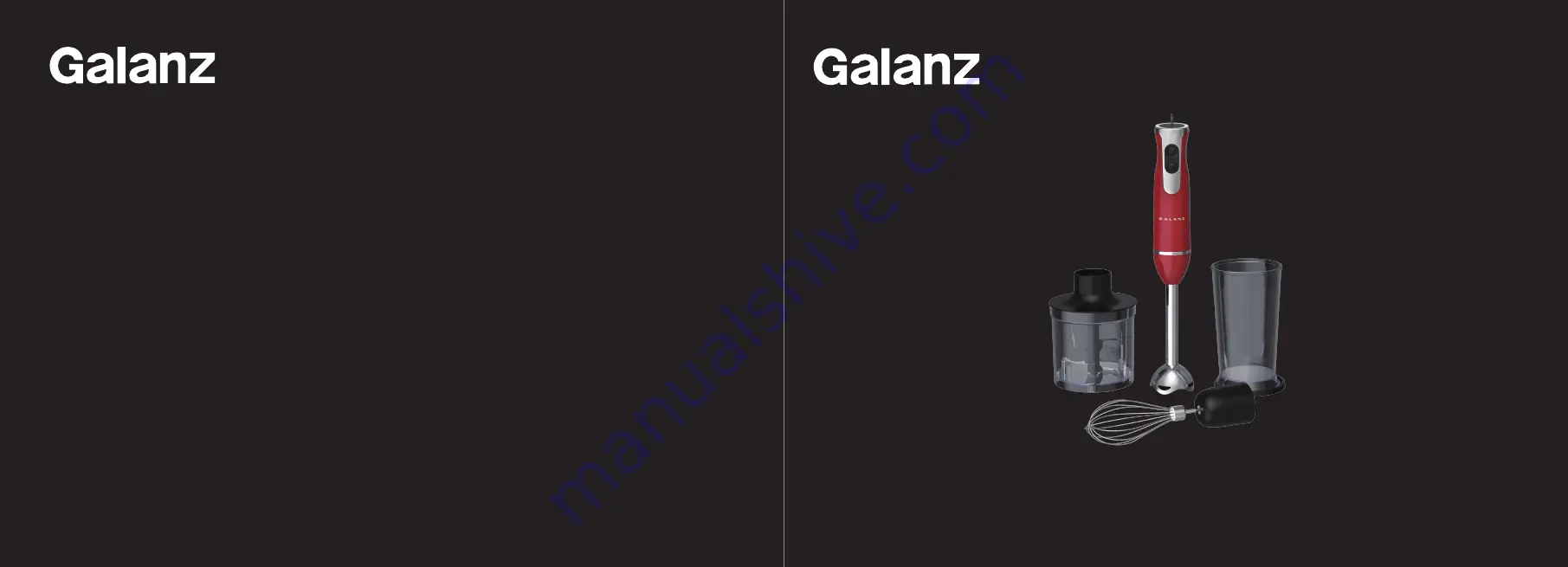 Galanz GLHBRDRE026 User Manual Download Page 1