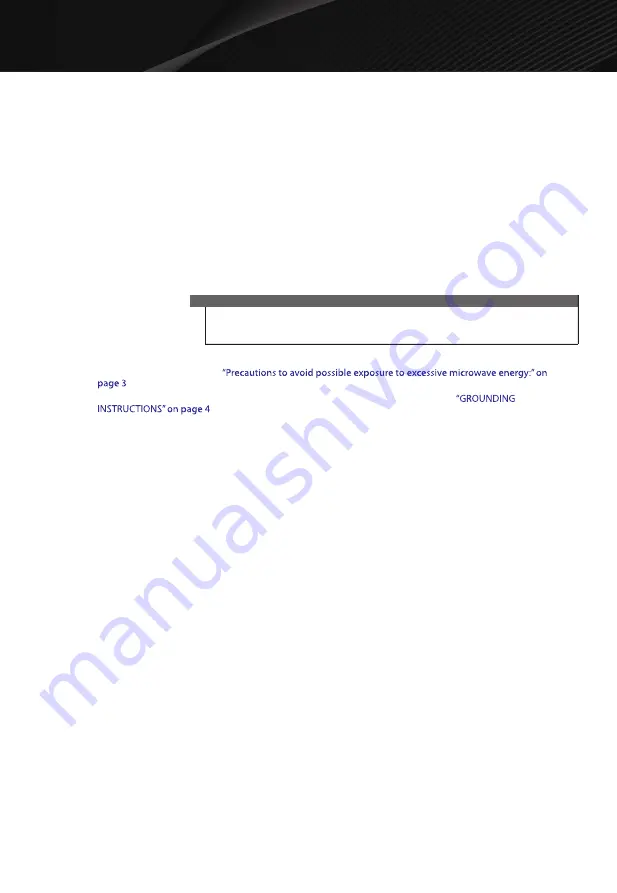 Galanz GLOMJA17S2B-10 User Manual Download Page 3