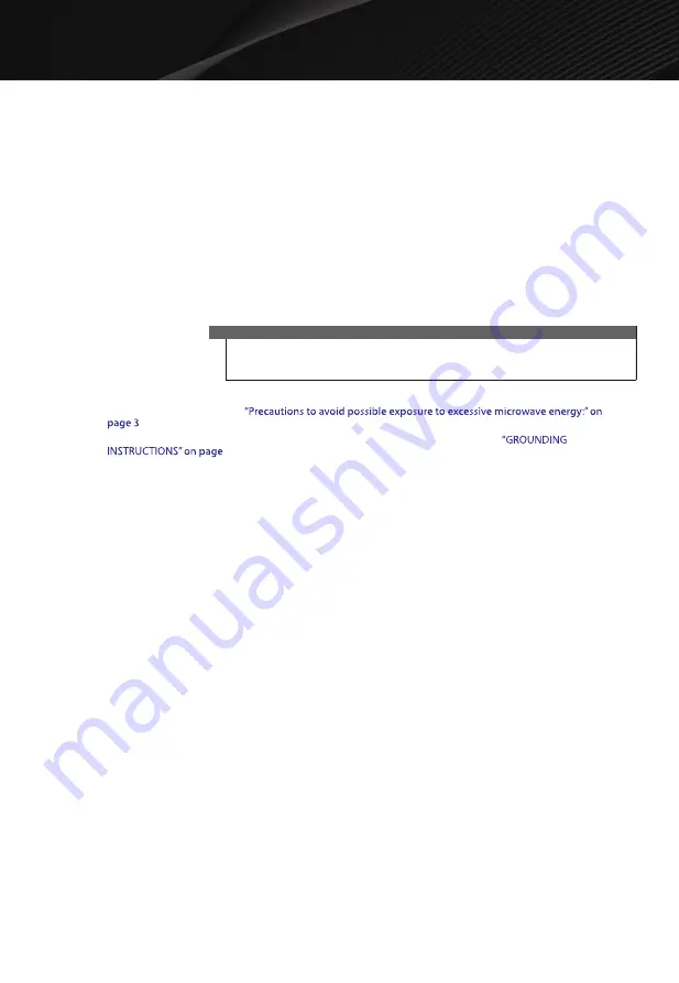 Galanz GLOMJB19S2SWZ-10 User Manual Download Page 3