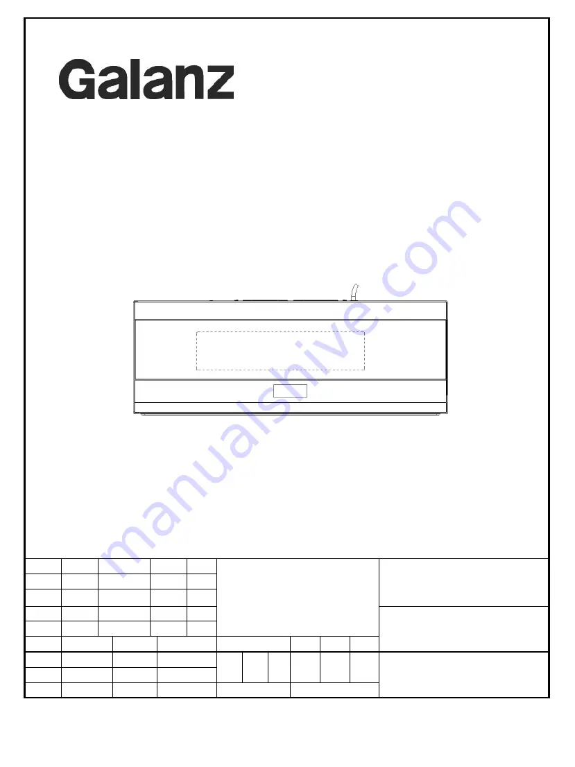 Galanz P100D33ALH-JK User Manual Download Page 1