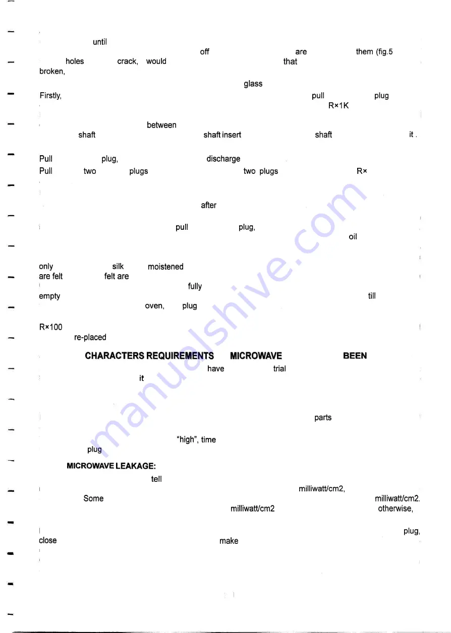 Galanz WP700AL17-K4 Service Manual Download Page 21