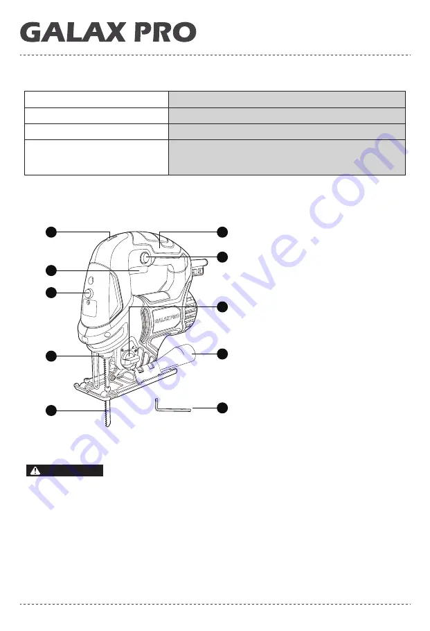 Galax Pro 78221 Скачать руководство пользователя страница 7