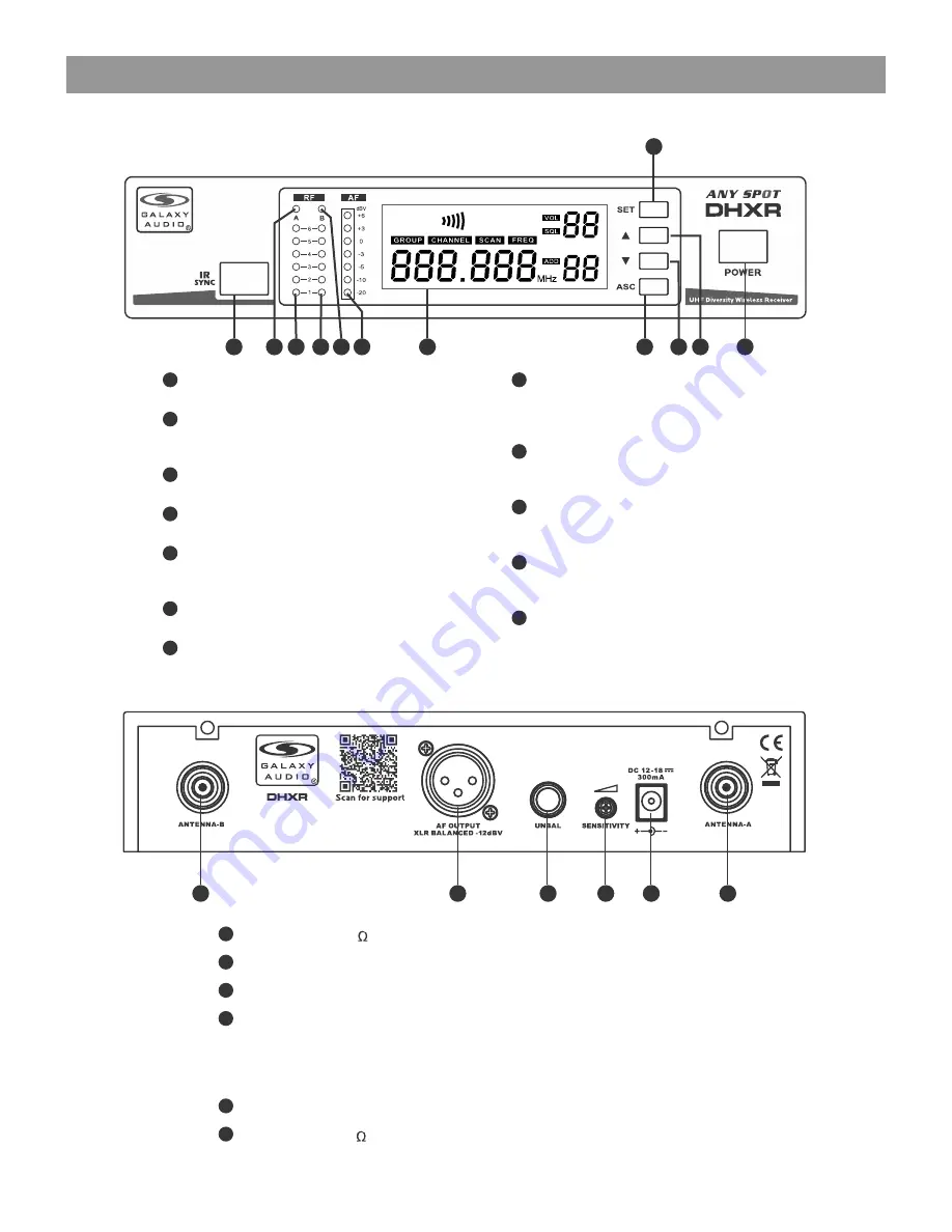 Galaxy Audio DHX User Manual Download Page 7