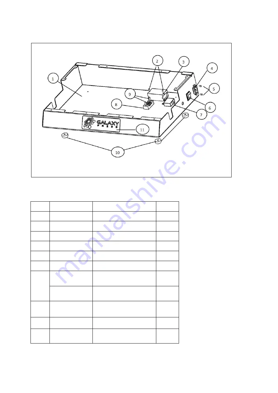 Galaxy Press GS-207M Operation Manual Download Page 13