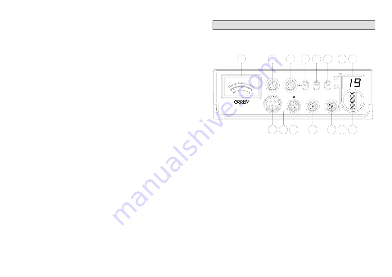 Galaxy DX 919 Owner'S Manual Download Page 3