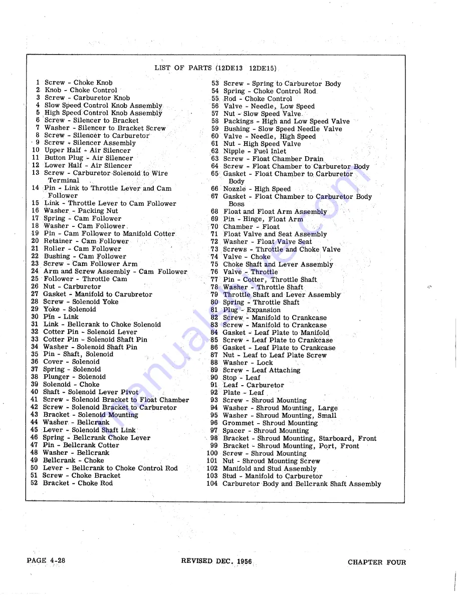 Gale 12D10 Service Manual Download Page 138