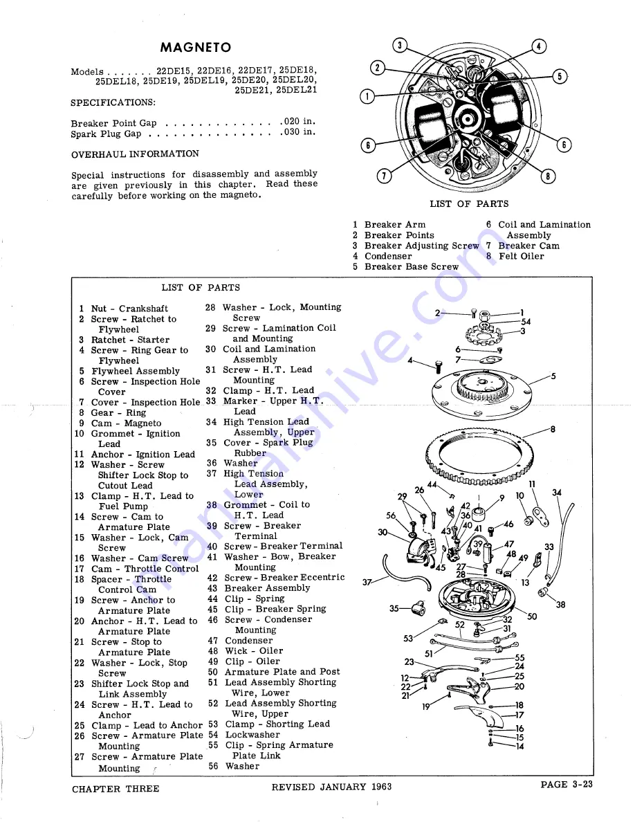 Gale 3D10 Service Manual Download Page 105