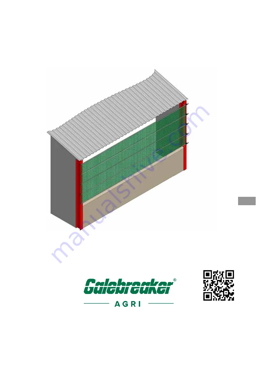 Galebreaker Bayscreen Installation And Operating Instructions Manual Download Page 1