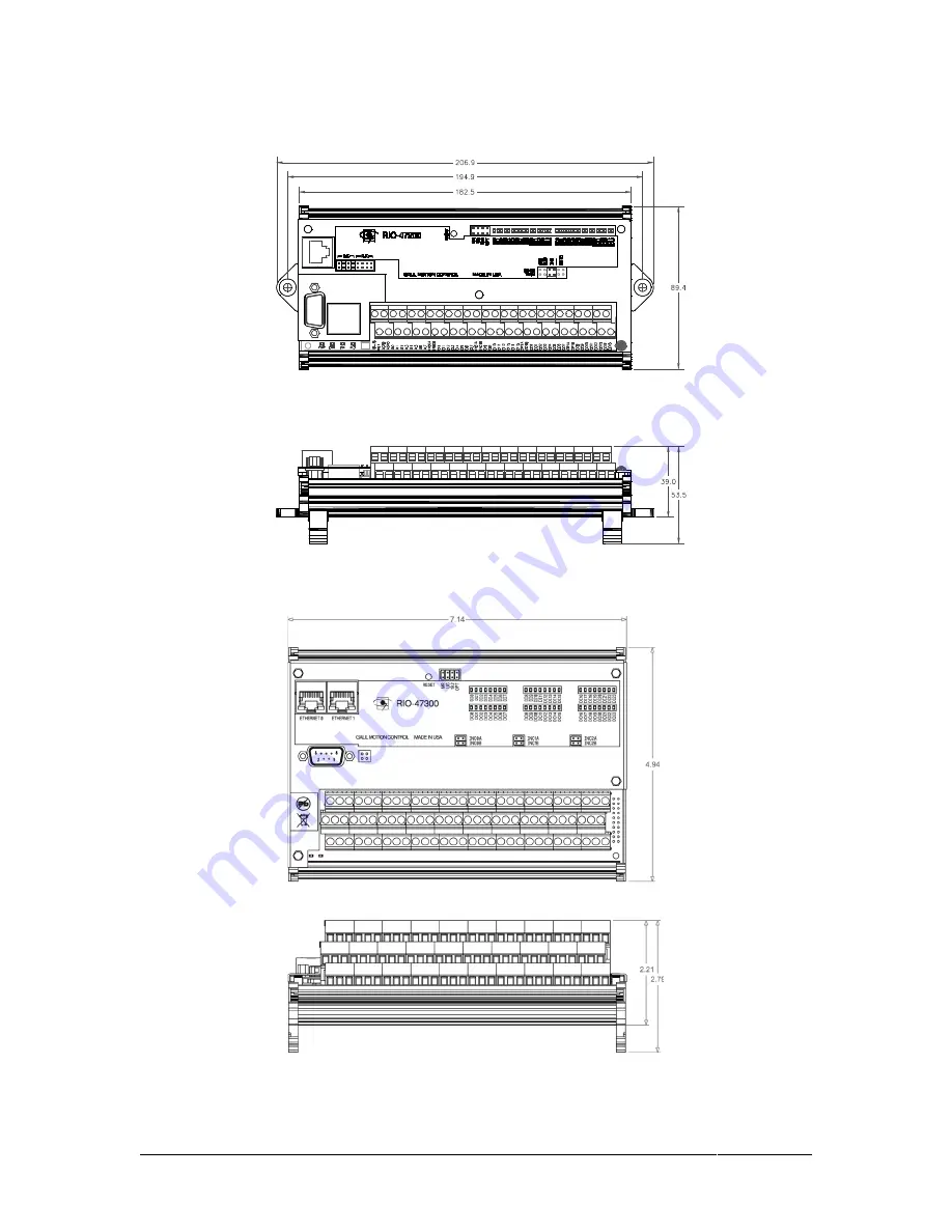 Galil Motion Control RIO-47 series
RIO-47100 Скачать руководство пользователя страница 103