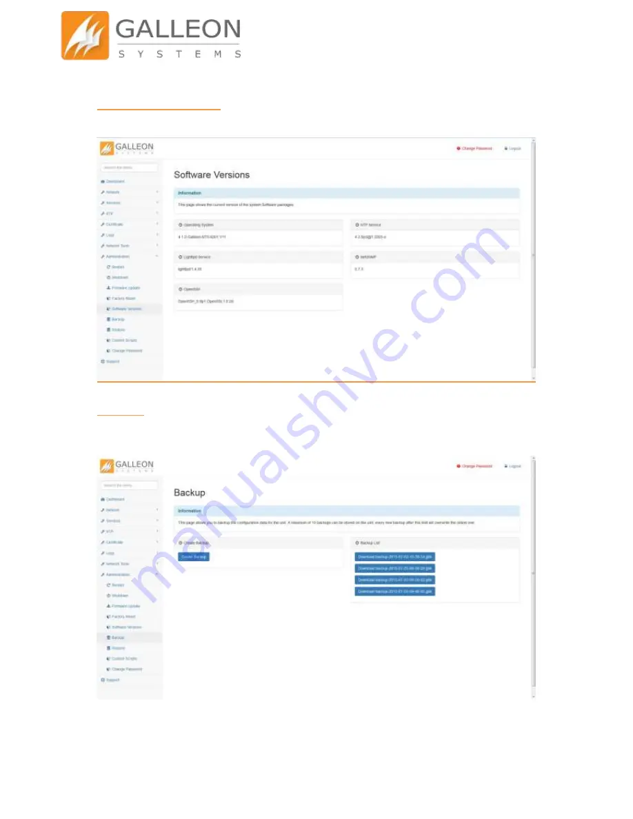 Galleon NTS-6001 Configuration Manual Download Page 25