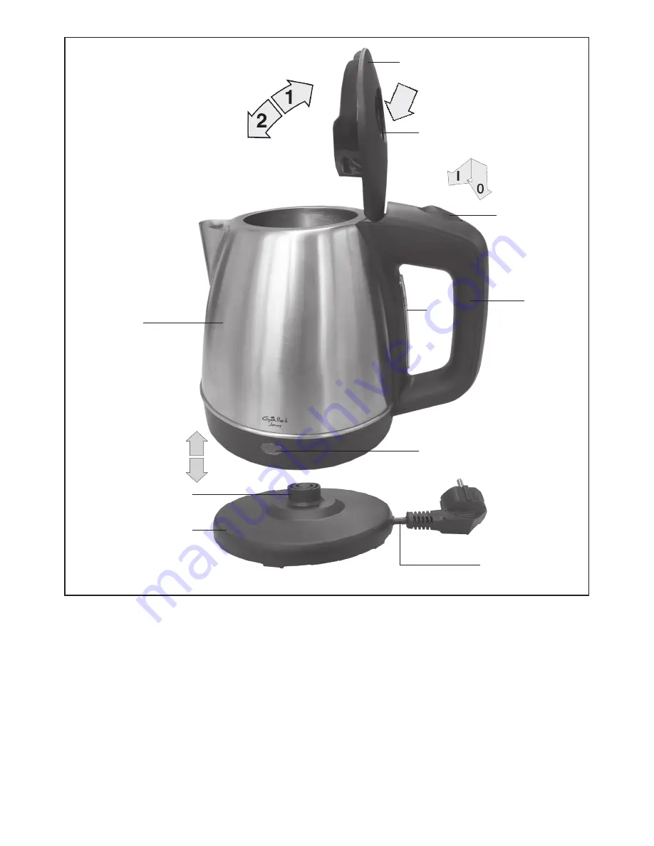 Gallet BOU 737 Instruction Manual Download Page 14