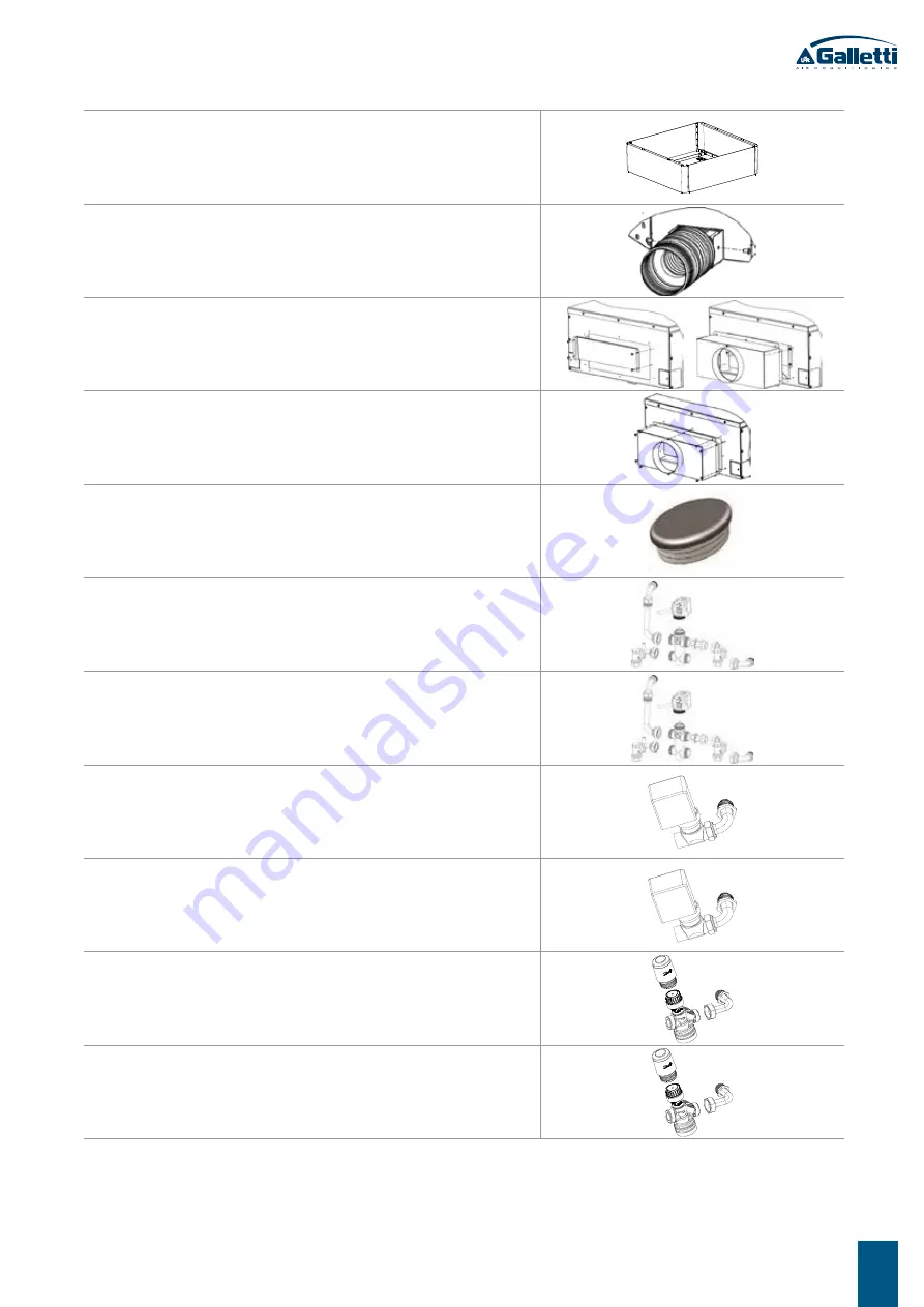 Galletti ACQVARIA AQ10Q0B0 Technical Manual Download Page 37