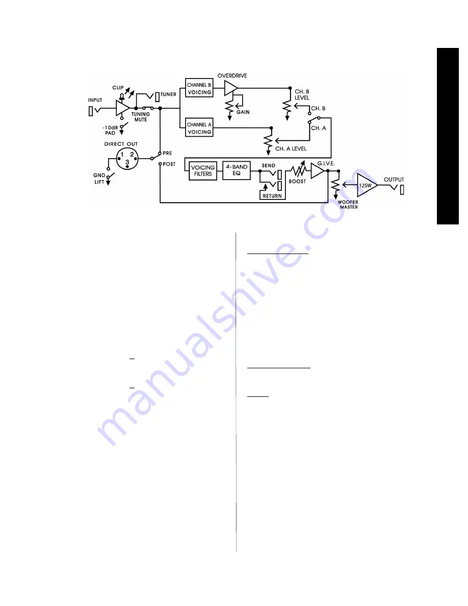 Gallien-Krueger Backline Series  sheet Скачать руководство пользователя страница 15