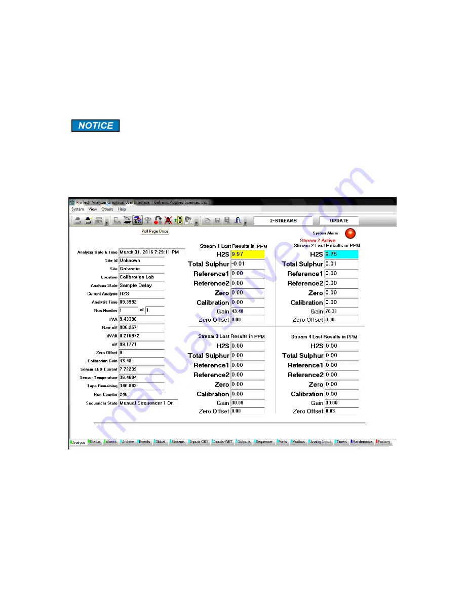 Galvanic Applied Sciences ProTech903 Operation Manual Download Page 69