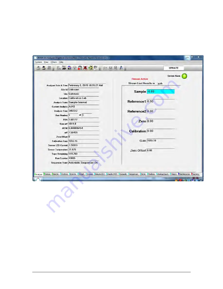 Galvanic Applied Sciences ProTech903W Operation Manual Download Page 67