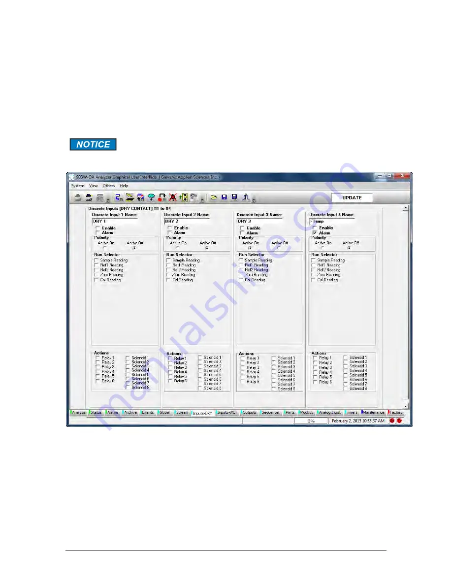 Galvanic Applied Sciences ProTech903W Operation Manual Download Page 98