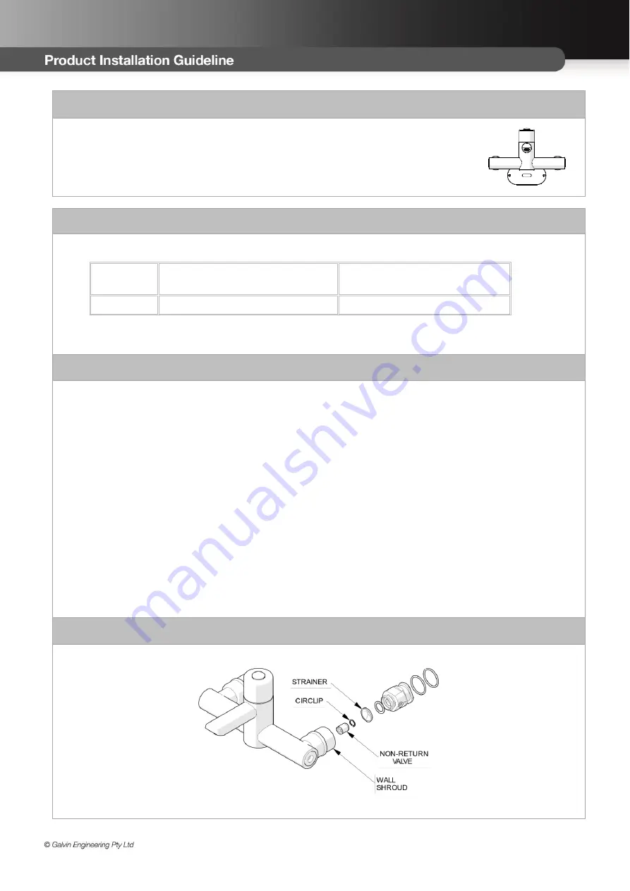 Galvin Engineering CliniMix Lead Safe 100.30.79.00 Product Installation Manualline Download Page 10