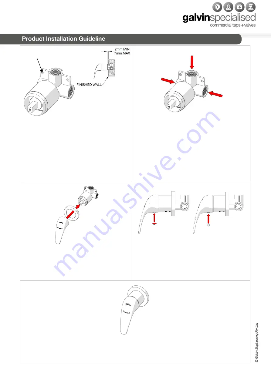 Galvin Specialised CliniLever Lead Safe TM-SHWX Скачать руководство пользователя страница 3