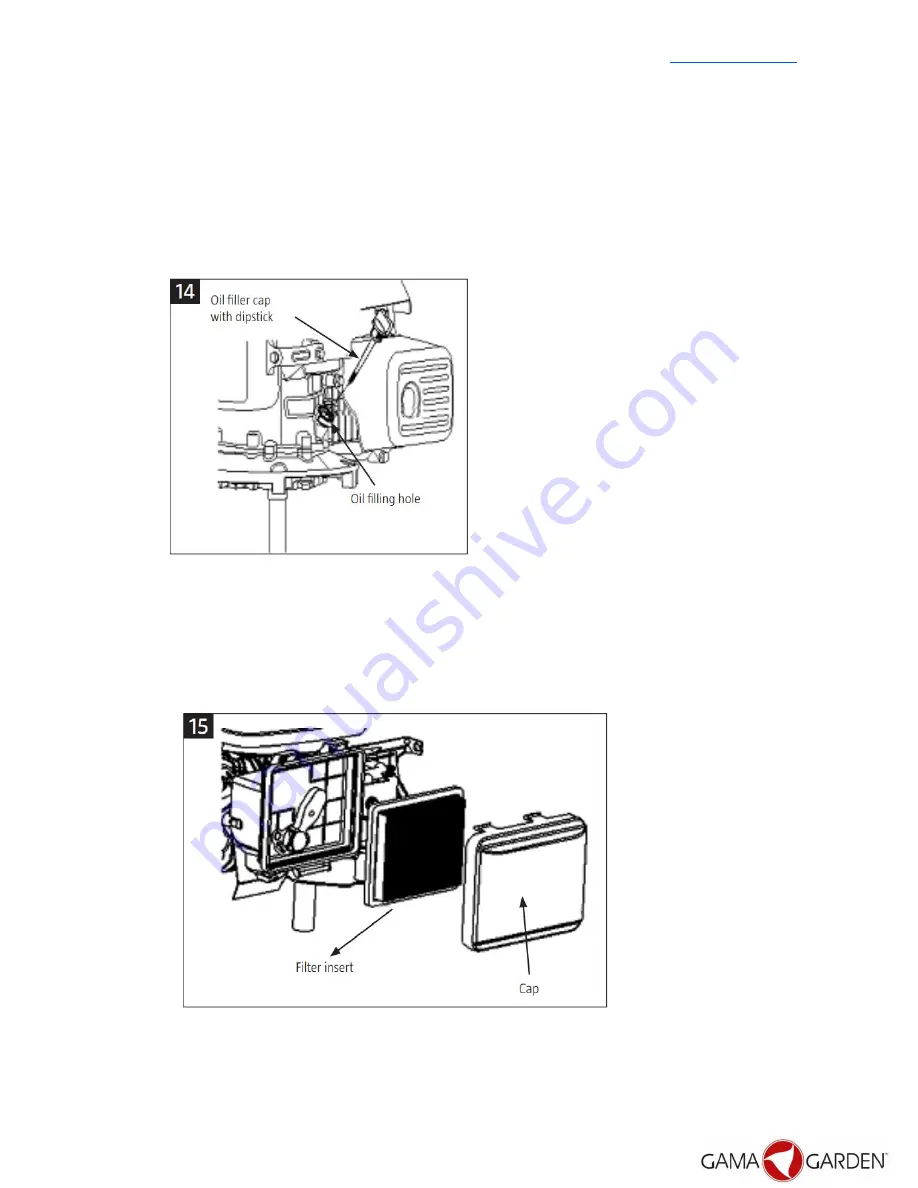 Gama Garden GT 250C Instruction Manual Download Page 16