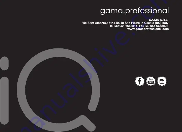 gama.professional IQ 2 PERFETTO User Manual Download Page 15