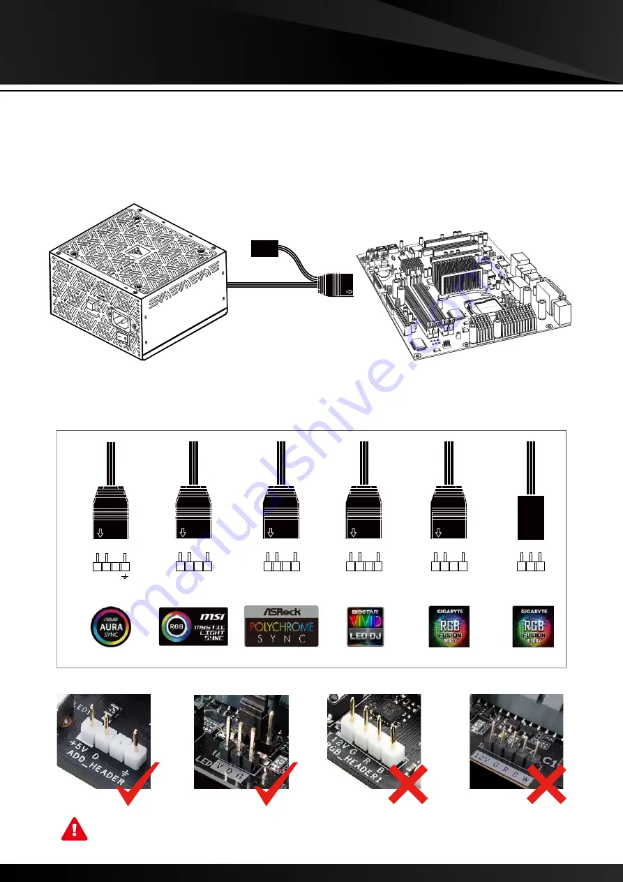 GAMDIAS KRATOS E1-600W Скачать руководство пользователя страница 8