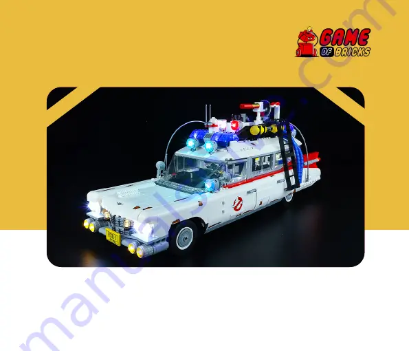 GAME OF BRICKS Ghostbusters ECTO-1 10274 Instruction Manual Download Page 1