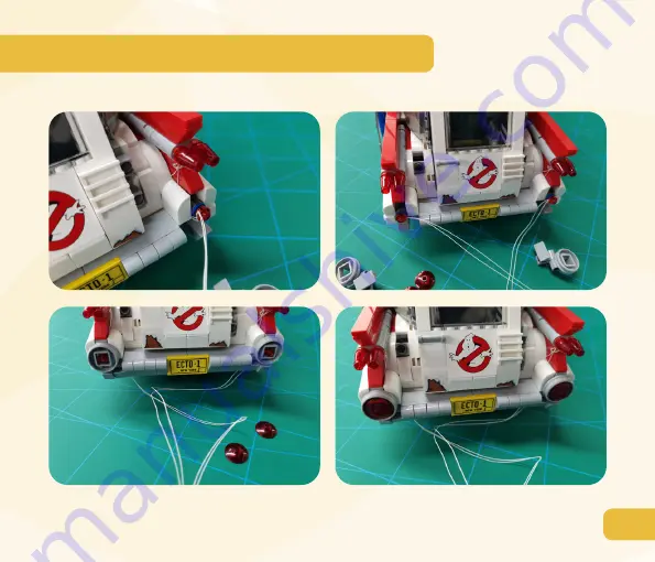 GAME OF BRICKS Ghostbusters ECTO-1 10274 Instruction Manual Download Page 33