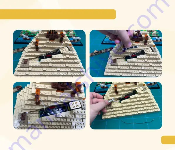 GAME OF BRICKS Great Pyramid of Giza 21058 Instruction Manual Download Page 13