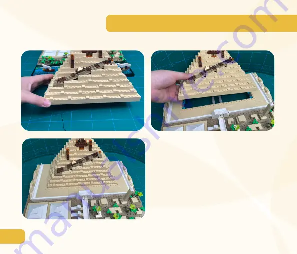 GAME OF BRICKS Great Pyramid of Giza 21058 Instruction Manual Download Page 16